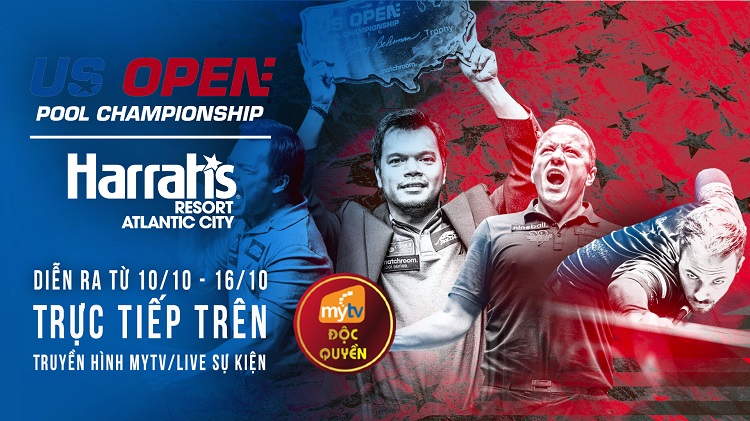 Truyền hình MyTV độc quyền phát sóng giải đấu billards lỗ bậc nhất thế giới - US Open Pool 2022