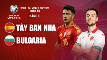 Tây Ban Nha - Bulgaria Vòng loại FIFA World Cup 2026 Châu Âu_bảng E