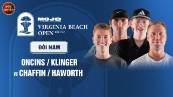 Oncins / Klinger vs Chaffin / Haworth - PPA Virginia Beach Open - Vòng 16