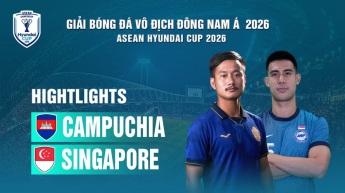 Campuchia vs Singapore Bảng A ASEAN HYUNDAI CUP 2026