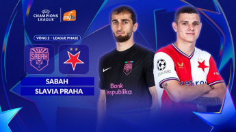 Sabah vs Slavia Praha League Phase Vòng 2 UEFA Champions League 2026/27
