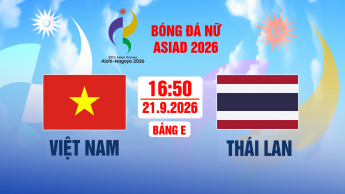 Việt Nam vs Thái Lan Bảng E Bóng đá nữ Asiad 2026