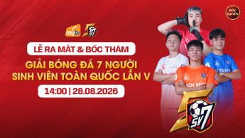 Lễ bốc thăm Giải bóng đá 7 người Sinh viên toàn quốc lần thứ V