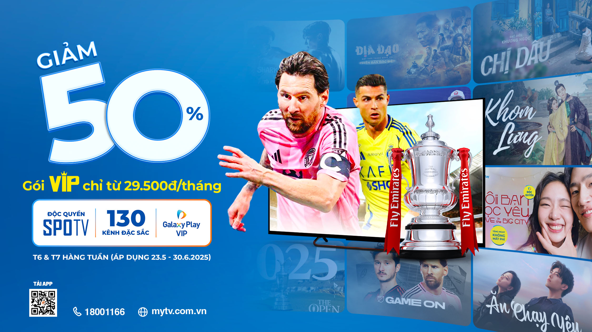 Bùng nổ ưu đãi tháng 6 cùng MyTV – Giải trí cực đã, giá siêu hời cho mọi nhà mạng!