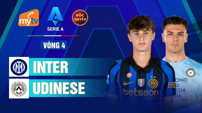 Inter vs Udinese Vòng 4 Serie A 2026/2027