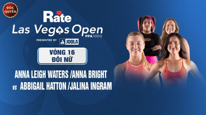 Anna Leigh Waters Anna Bright vs Abbigail Hatton Jalina Ingram - PPA Las Vegas Open Vòng 16