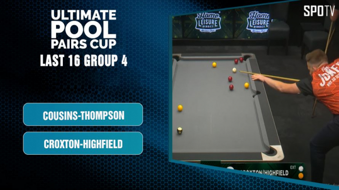 Cousins-Thompson vs Croxton-Highfield - Last 16 Group 4 Ultimate Pool Pairs Cup 2024