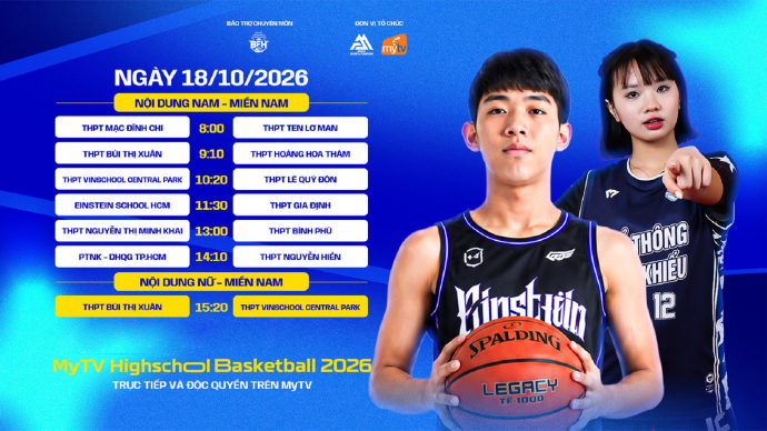 MyTV HSB 2026 - Khu vực Miền Nam