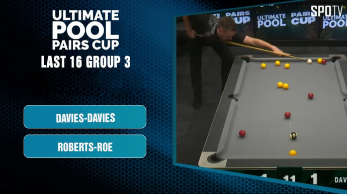 Davies-Davies vs Roberts-Roe - Last 16 Group 3, Ultimate Pool Pairs Cup 2024