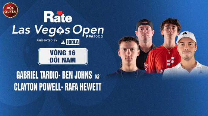Gabriel Tardio- Ben Johns vs Clayton Powell- Rafa Hewett - PPA Las Vegas Open Vòng 16
