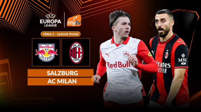 Salzburg – AC Milan League Phase Vòng 2 UEFA Europa League 2026/27