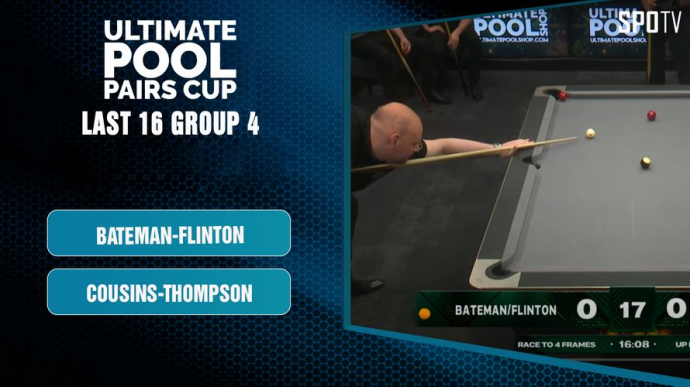 Bateman-Flinton vs Cousins-Thompson - Last 16 Group 4 Ultimate Pool Pairs Cup 2024