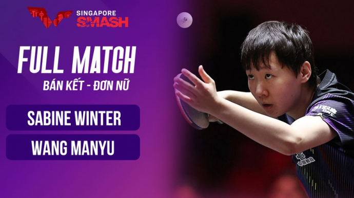 Sabine Winter vs Wang Manyu - WTT Singapore Smash 2026