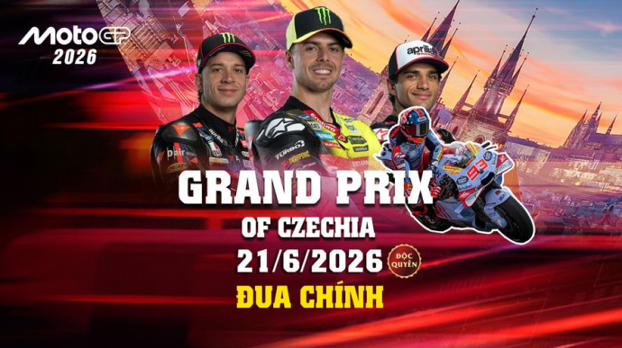 MotoGP 2026: Grand Prix of Czechia_Chặng 9 Đua Chính