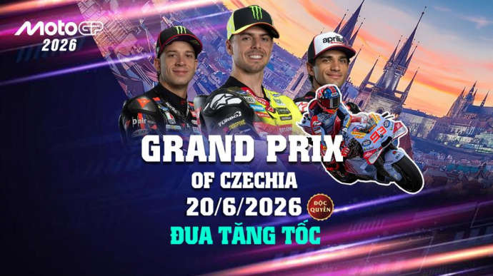 MotoGP 2026: Grand Prix of Czechia_Chặng 9 Đua Tăng Tốc