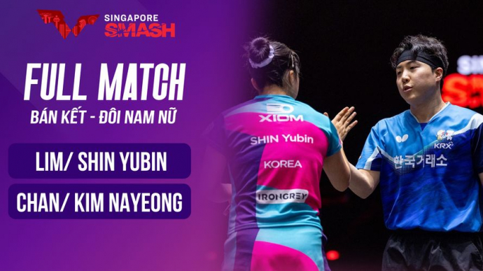 Shin Yubin vs Wang Manyu - WTT Singapore Smash 2026