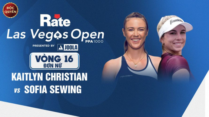 Kaitlyn Christian vs Sofia Sewing - PPA Las Vegas Open Vòng 16