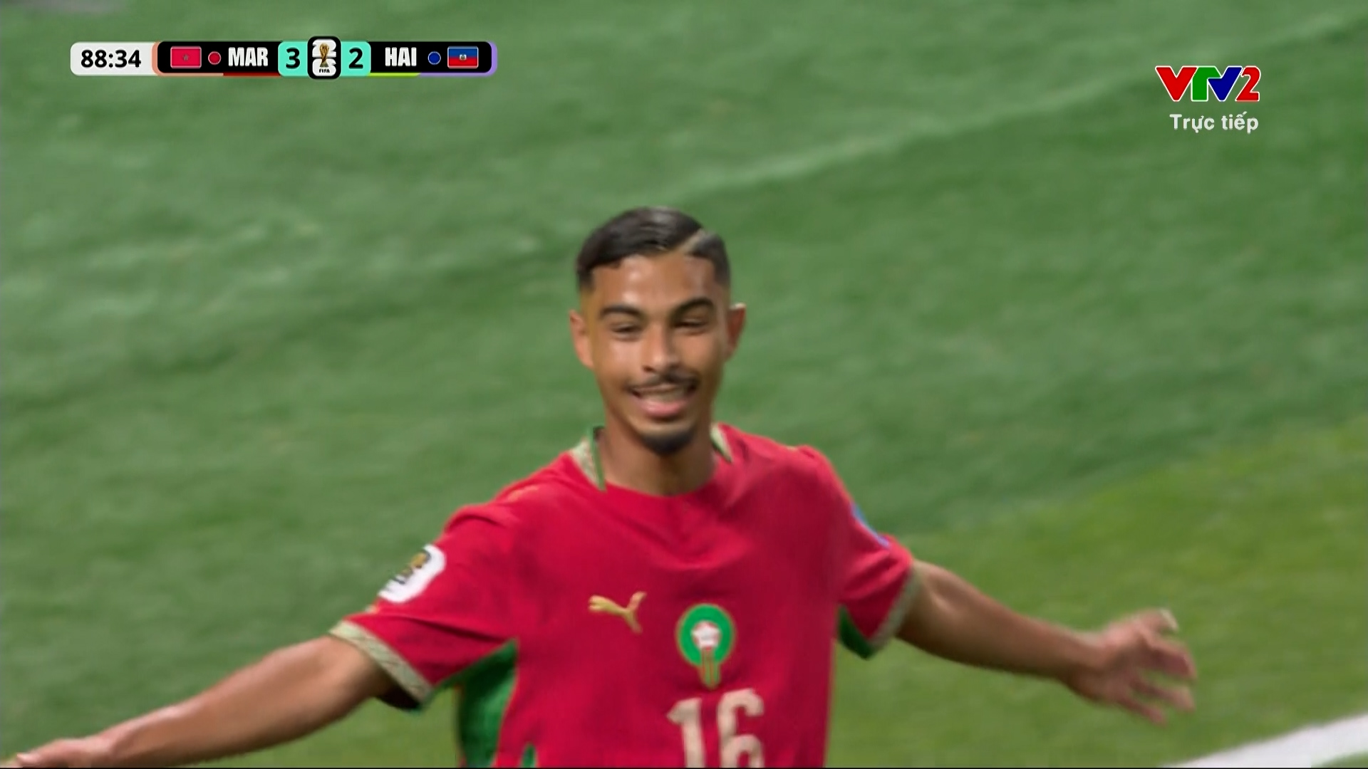 Gessime Yassine ấn định chiến thắng 4-2 cho Morocco